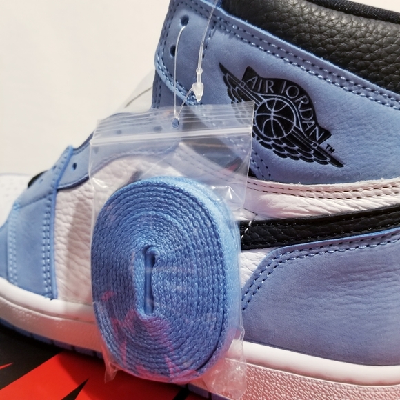 Size 8.5 (10w) - Jordan 1 Retro High OG University Blue UNC - New DS - Picture 9 of 12